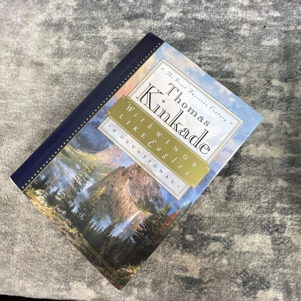 Thomas Kinkade With Wings Like Eagles Devotional Calvin Miller Art Gift Book